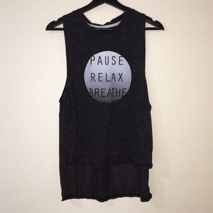 Dark gray tank top✨